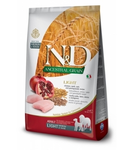 Dog adult medium & maxi, light, chicken, spelt, oats & pomegranate