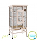 drevená voliéra pre kanáriky, adulky, malé exoty WILMA WOODEN AVIARY