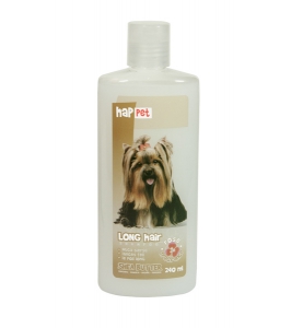 Happet šampón s bambudským maslom na dlhú srsť pre psov 240ml