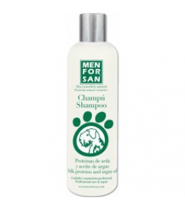 Prírodný šampón na psov s hodvábnymi proteínmi a arganovým olejom 300ml