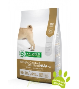 Natures Protection dog adult weight control sterilised poultry with krill all breeds