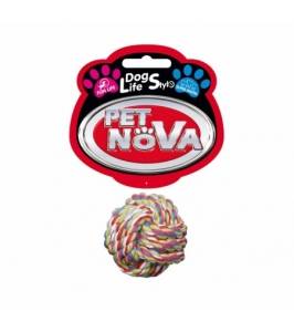 bavlnená lopta 5cm hračka pre psa