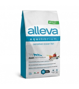 ALLEVA Equilibirium Dog sensitive ocean fish adult mini/ medium  2kg