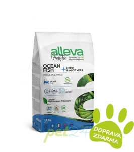 Alleva HOLISTIC cat adult ocean fish, hemp, aloe vera 10 kg