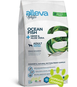 Alleva HOLISTIC dog adult medium, maxi ocean fish 12 kg