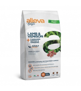 Alleva Holistic dog lamb, venison adult mini 2 kg