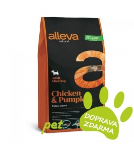 ALLEVA NATURAL dog Chicken & pumpkin adult mini 12 kg