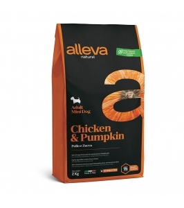 ALLEVA NATURAL dog Chicken & pumpkin adult mini 2 kg