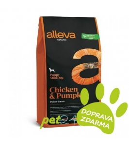 ALLEVA NATURAL dog Chicken & pumpkin puppy mini 12 kg