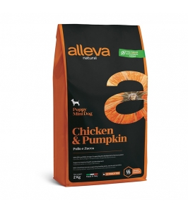 ALLEVA NATURAL dog Chicken & pumpkin puppy mini 2 kg