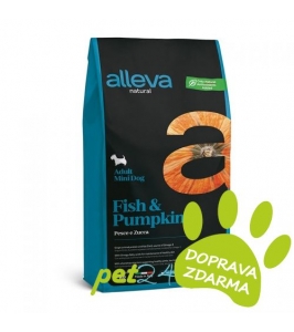 ALLEVA NATURAL dog Fish & pumpkin adult mini 12 kg