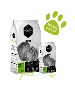 AMITY PREMIUM dog adult mini 28/12 10kg + 3kg zdarma