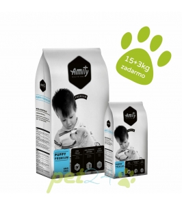 AMITY PREMIUM dog Puppy 15kg + 3kg ZDARMA