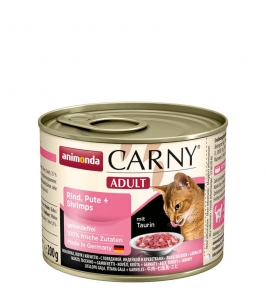 Animonda Carny Adult hoovädzie, morky, krevety 200g