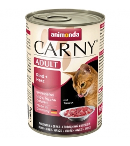 Animonda Carny Adult hovädzie a srdcia 400g