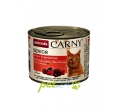 Animonda Carny cat senior hovädzie a morčacie srdiečka 200g