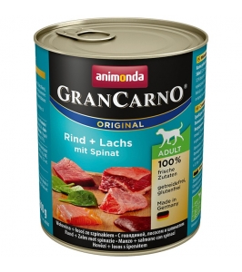 Gran Carno Adult losos & špenát 800g