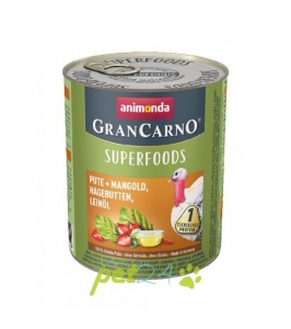 GranCarno SUPERFOODS morka, mangold, šípky, ľanový olej 800g