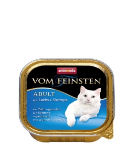 Animonda paštéta Vom Feinsten cat adult losos s krevetami  100g