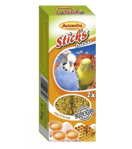 Deluxe tyčinky pre andulky s vajíčkom a medom