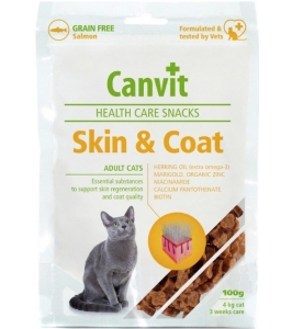 Canvit Cat Health Care Snack Skin & Coat 100 g