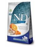 Dog adult medium & maxi, codfish & orange