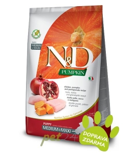 Dog puppy medium & maxi, chicken & pomegranate