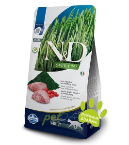 Cat adult LAMB, SPIRULINA ADULT