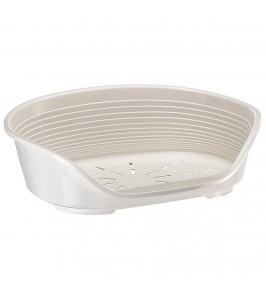 plastový pelech pre psov siesta Deluxe 2/45  Biela  -