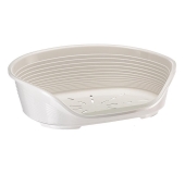 plastový pelech pre psov siesta Deluxe 2/45  Biela  -