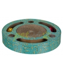 Trixie škrabací bubon s hračkami modrý