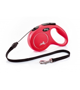 Flexi Classic Basic lanko M 5m/20kg červené