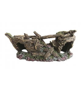 Vrak lode 18cm - dekorácia do akvária