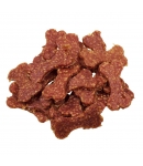 Kačacie mäso s ryžou v tvare kosti 4cm 500g maškrta pre psov