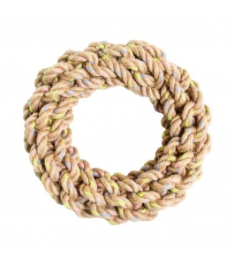 Kruh prírodná juta 17cm/245g hračka pre psa