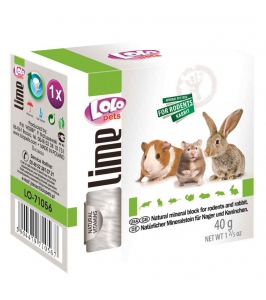LO Minerálny kameň pre hlodavce natural 40g