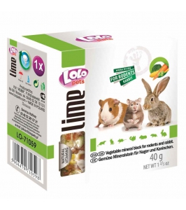 LO Minerálny kameň pre hlodavce-zelenina 40g