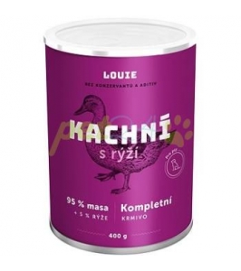 LOUIE kačacie s ryžou pre psov