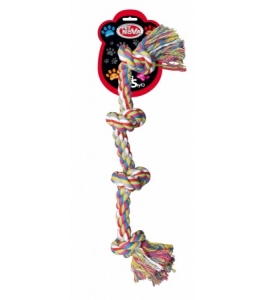 bavlnený uzol 4 knoty 55cm hračka pre psa