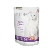 kapsička PIPER CAT STERILISED rabbit 100g