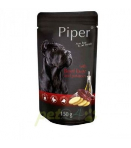 Kapsička pre psa PIPER s hovädzou pečienkou a zemiakom 150g