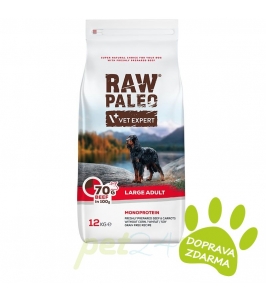 VetExpert Raw Paleo adult large beef