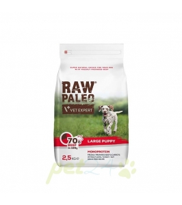 VetExpert Raw Paleo puppy large beef