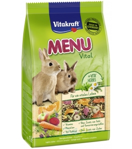 Menu Vital 1kg Krmivo pre zakrslé králiky
